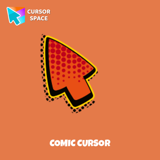 Comic cursor arrow cursor